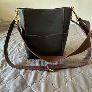 AALLYN Leather Bucket Bag